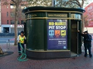The Mid-Market Pit Stop in San Francisco.
