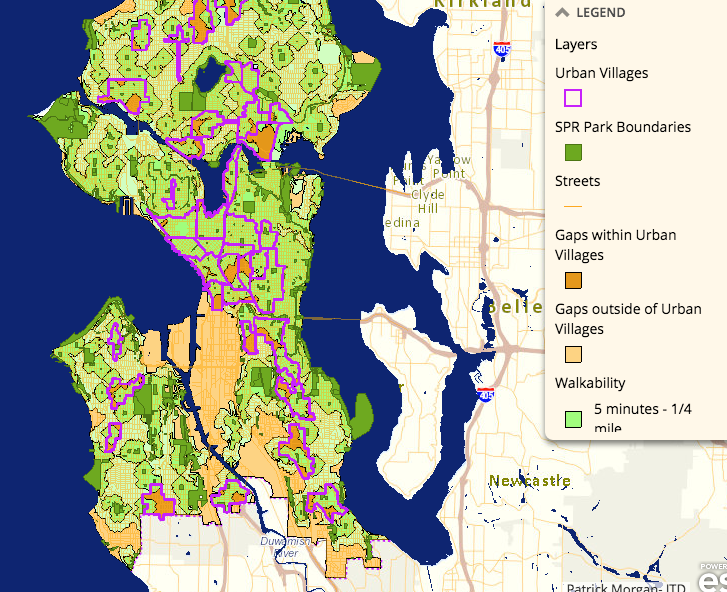 Map Of The Week: Seattle’s Open Space Gap Analysis