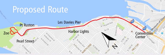 The alignment of New Route 15. (Pierce Transit)