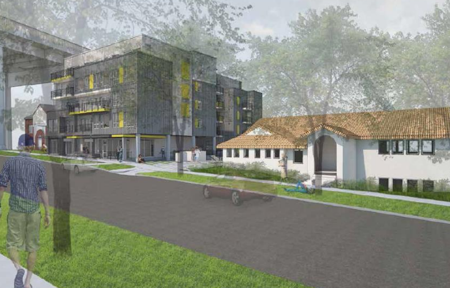 Rendering of the proposed structure looking from the north. (City of Seattle / b9 architects)