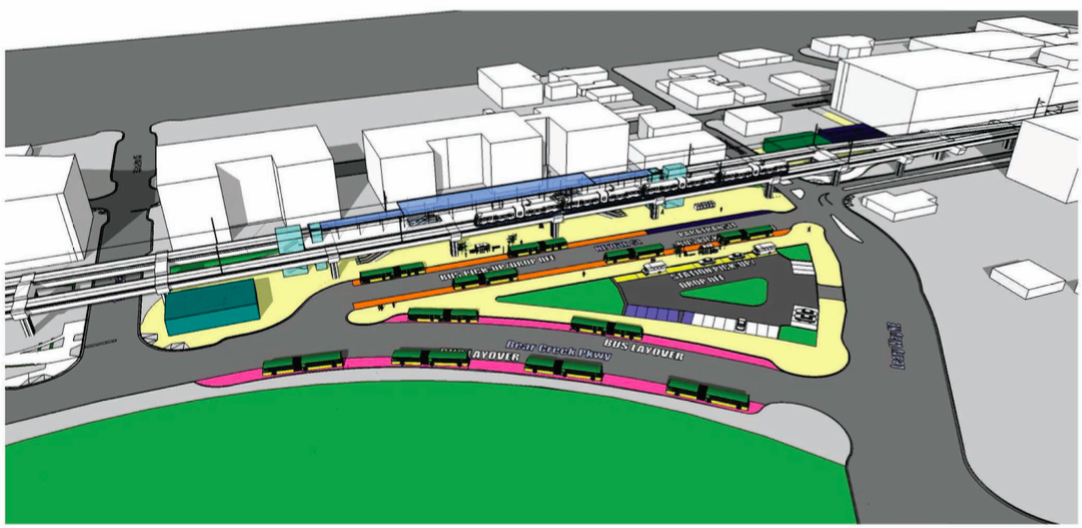 Concept 2 rendering. (City of Redmond)