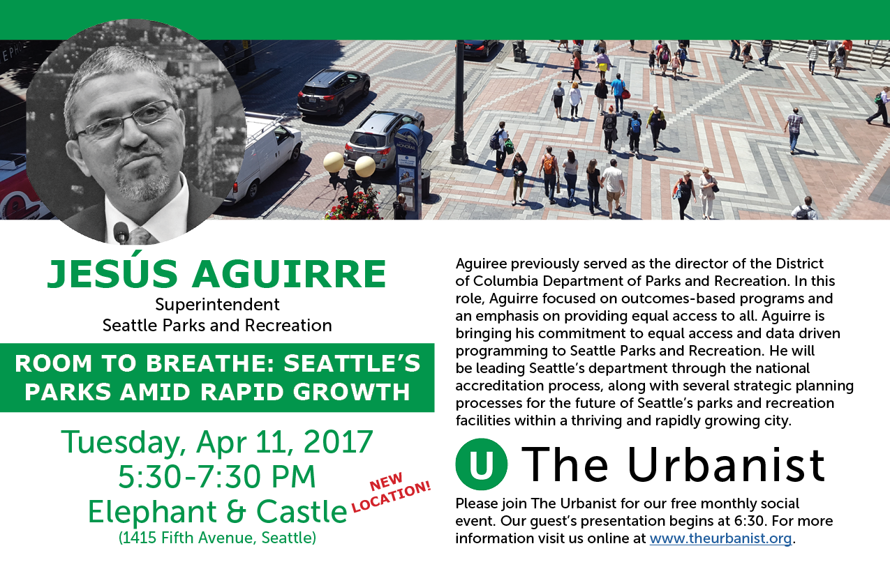 Reminder: Next Urbanist Meetup is Tomorrow, April 11th