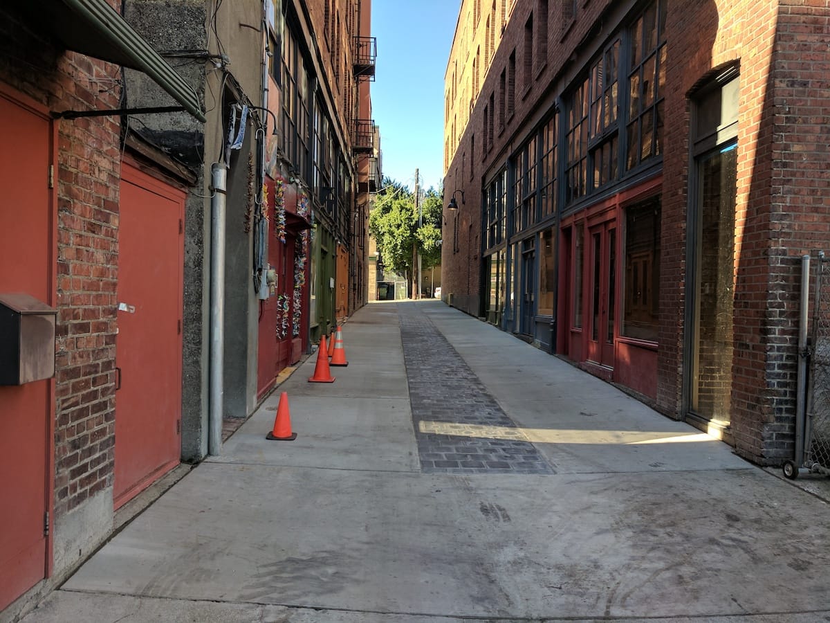 What the rehabilitated Canton Alley looks like. (Charles Bond)