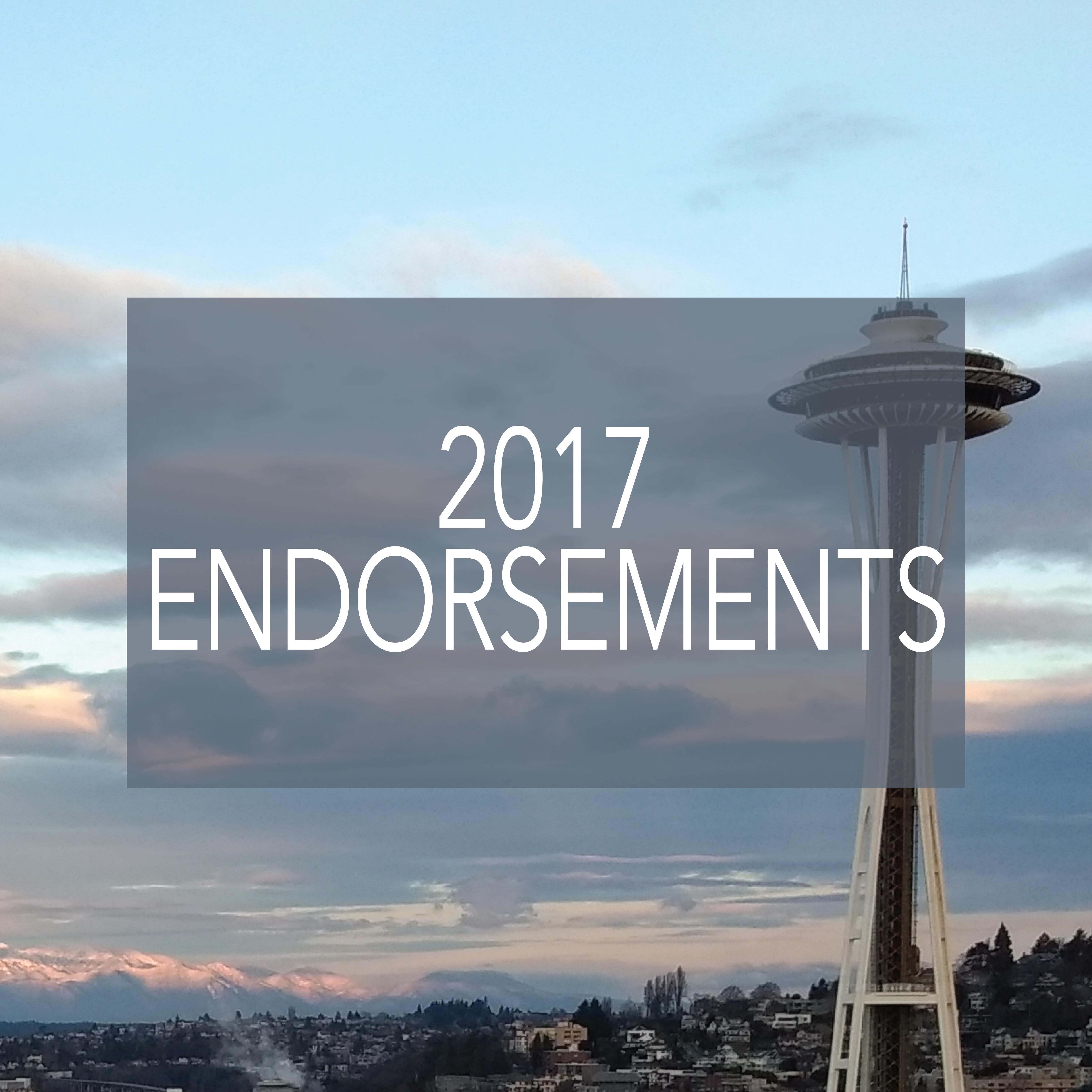 2017 Primary Endorsements