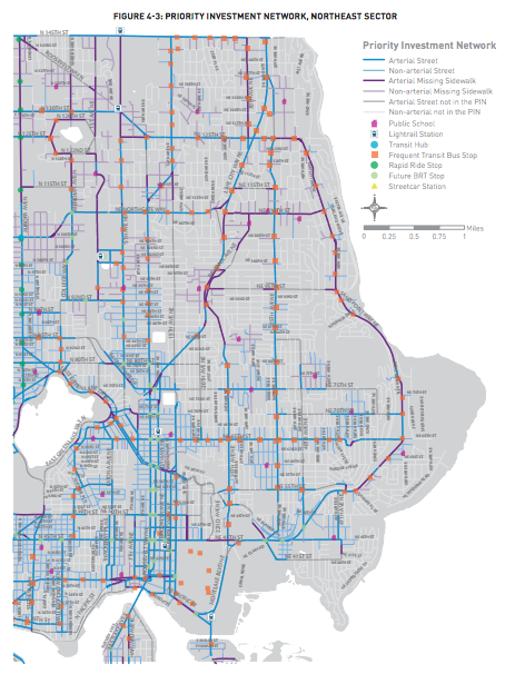 Priority Investment Network for Northeast Seattle. (City of Seattle)