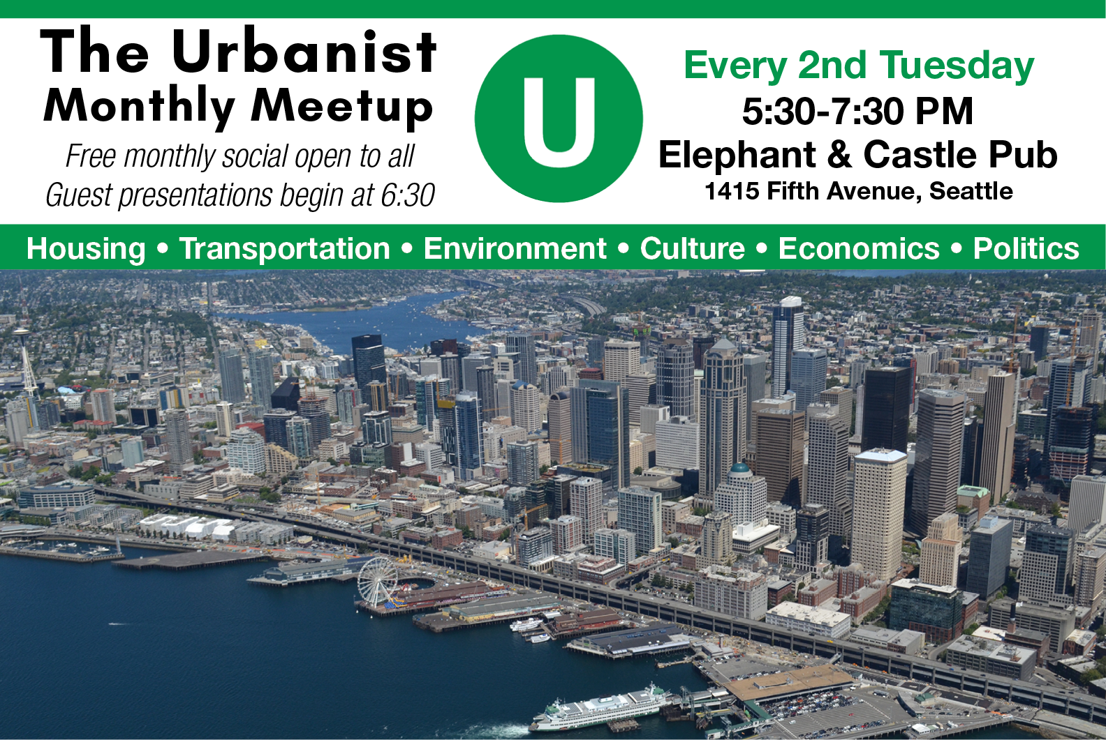 Reminder: Next Urbanist Meetup Is Tomorrow, August 8