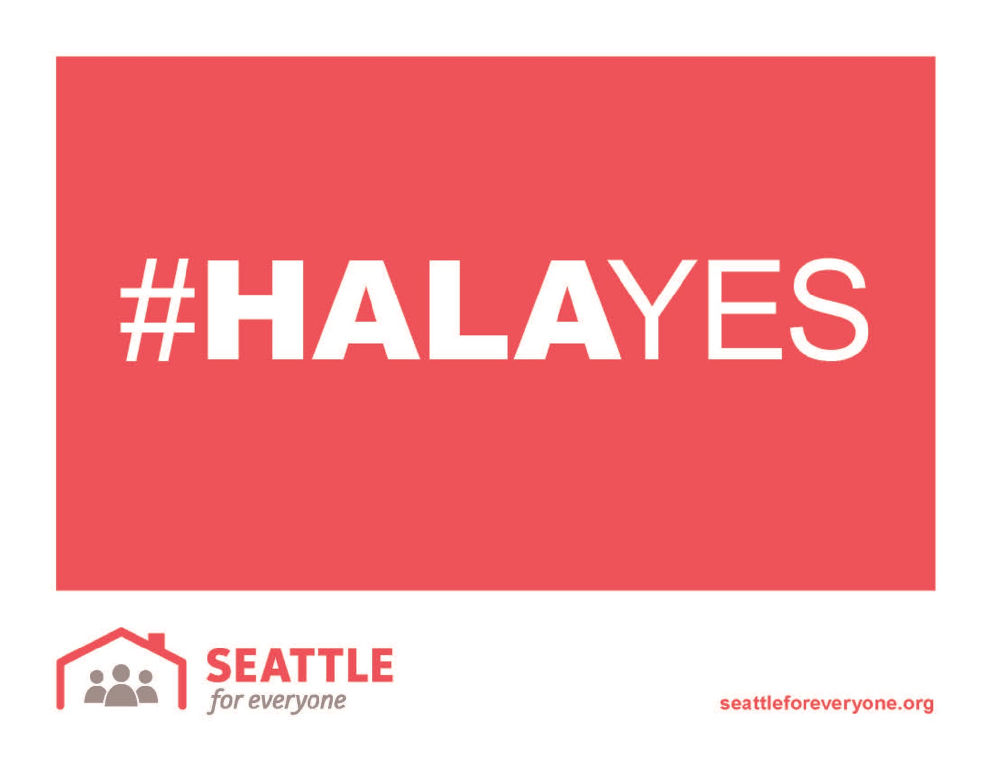 Join Seattle for Everyone at #HALAyes Celebration November 14th