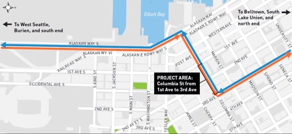                      Future Transit Upgrades Coming to Columbia Street
                     