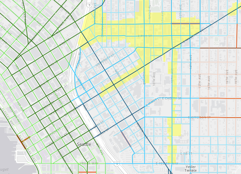 Map of the Week: Seattle’s Street Typologies