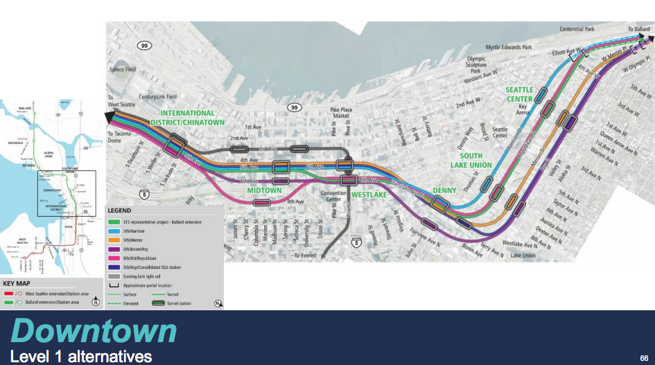 Sound Transit Unveils West Seattle and Ballard Alternatives