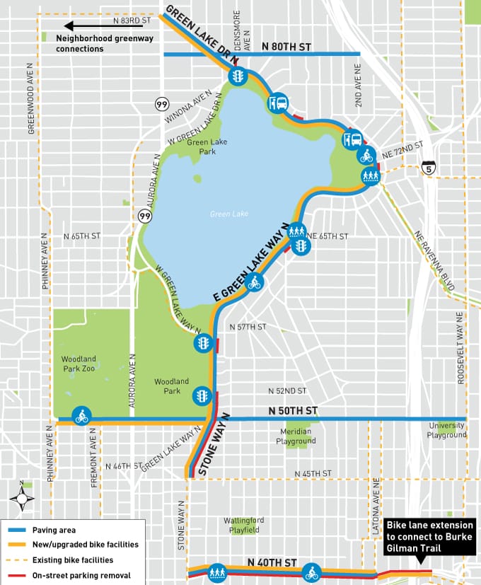 SDOT's proposed improvements. (City of Seattle)