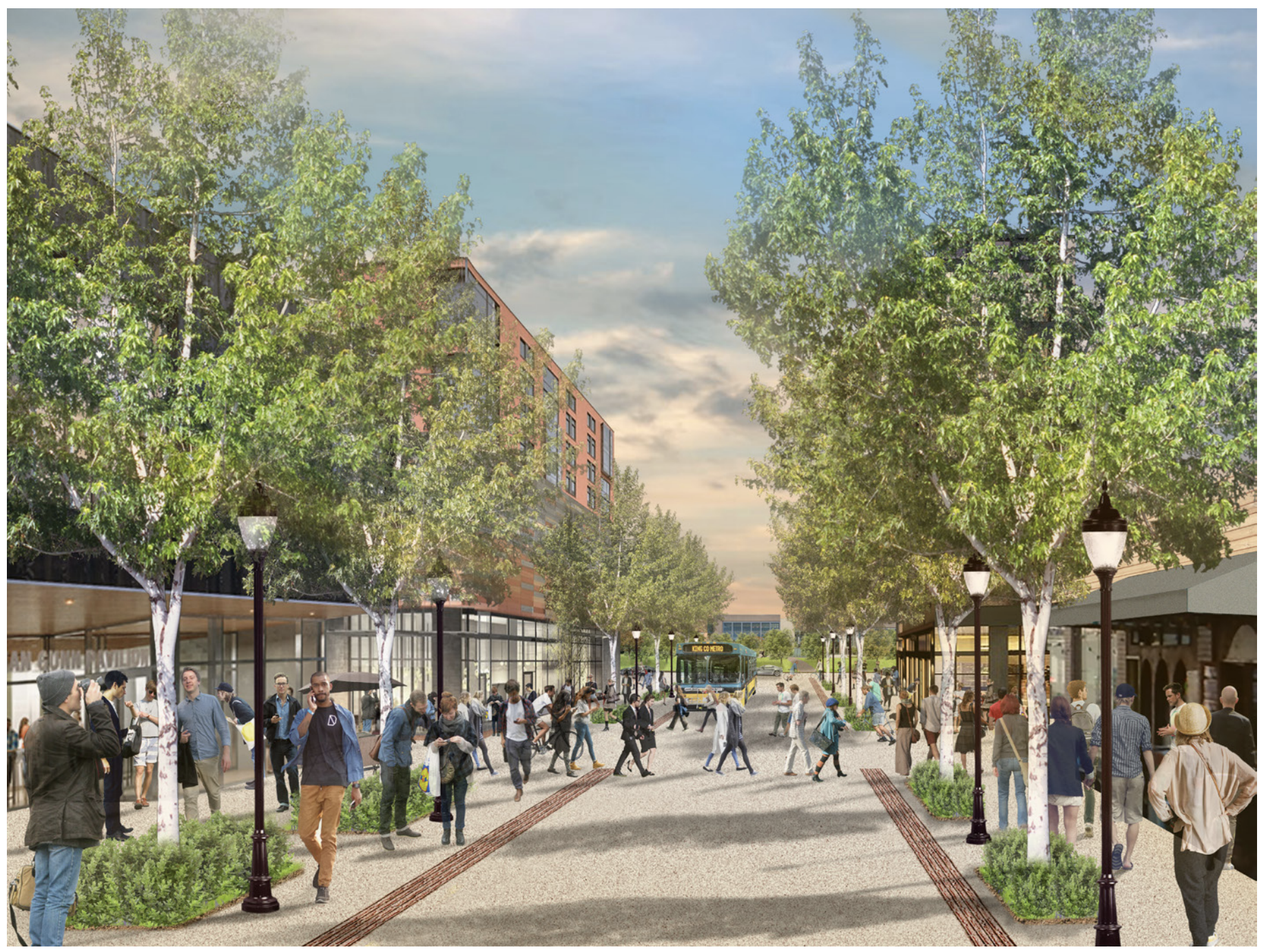                      University District Mobility Plan Would Pedestrianize The Ave and NE 43rd St
                     