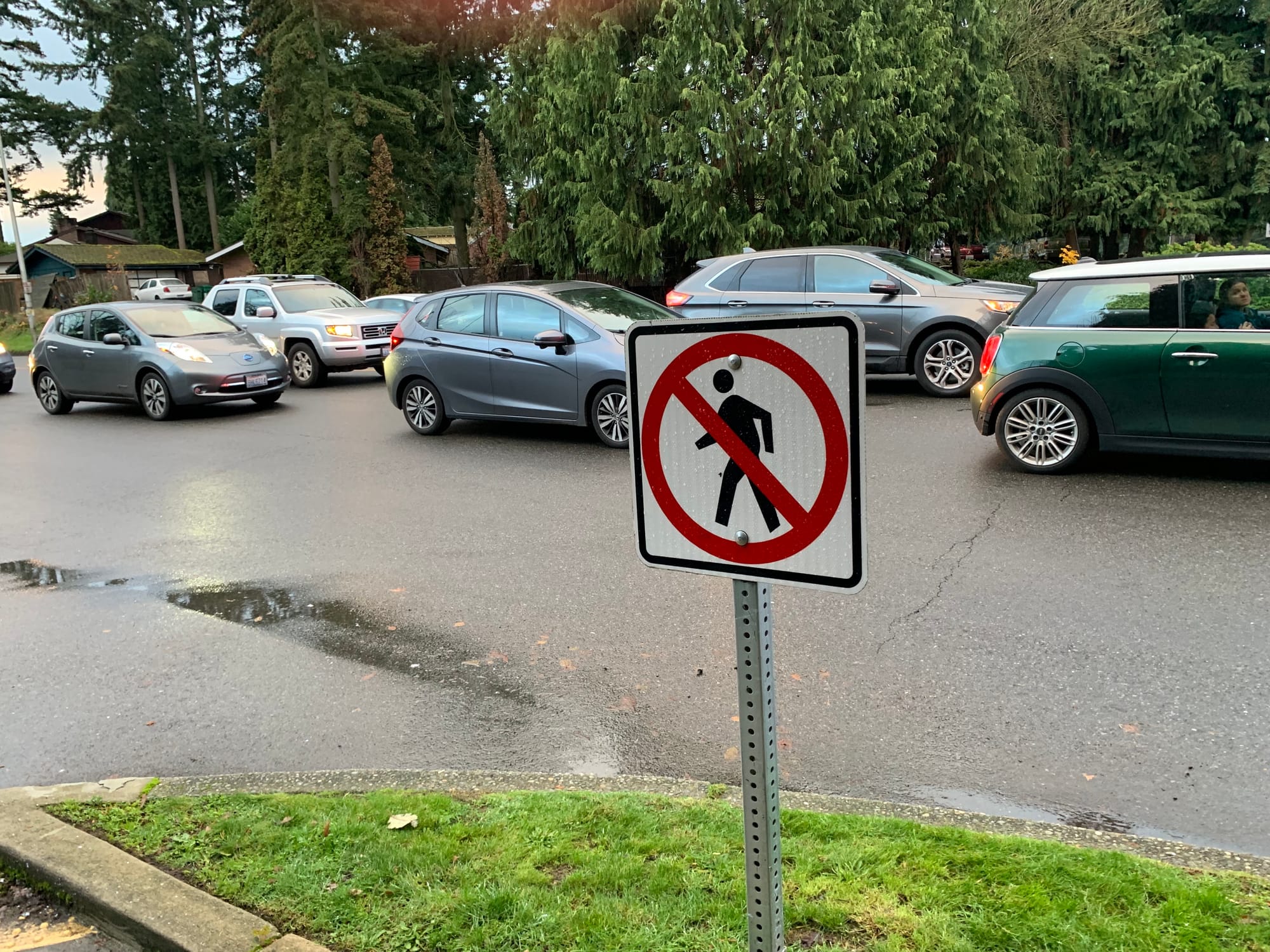 NE 145h St will be the street by which residents will need to walk or bike in order to access the future light rail station. Many residents cite addressing safety concerns on the street as a top priority for future development. Photo by author.