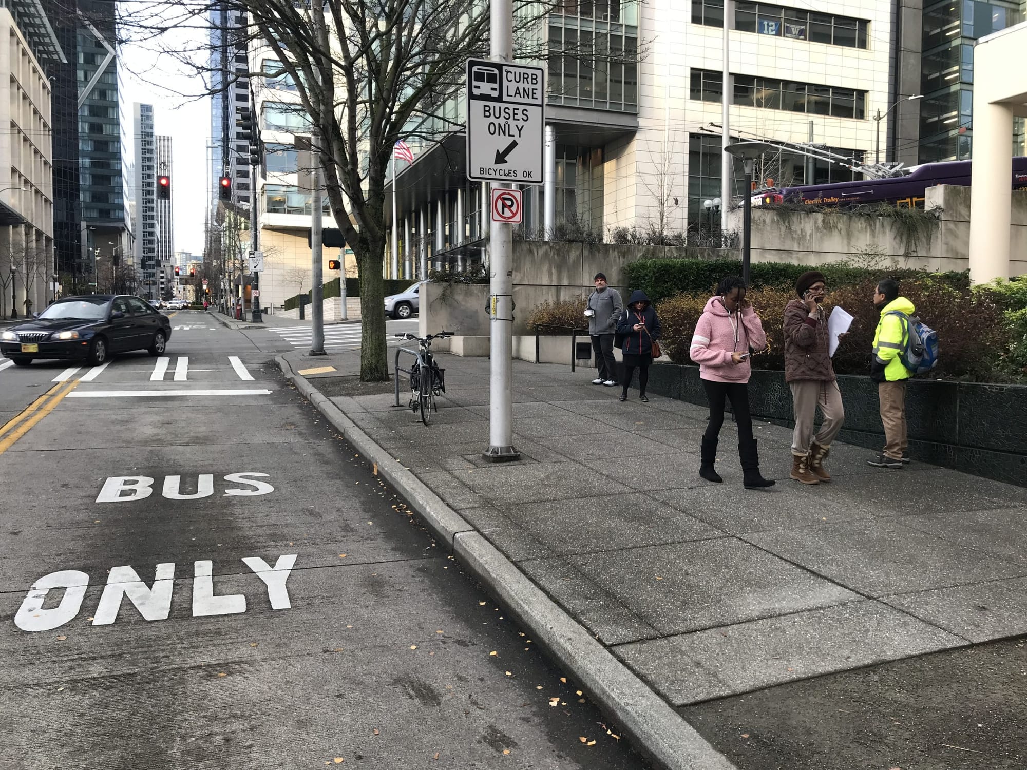 SDOT Prepares Fifth and Sixth Avenue Transit Pathways, with Limited Hours