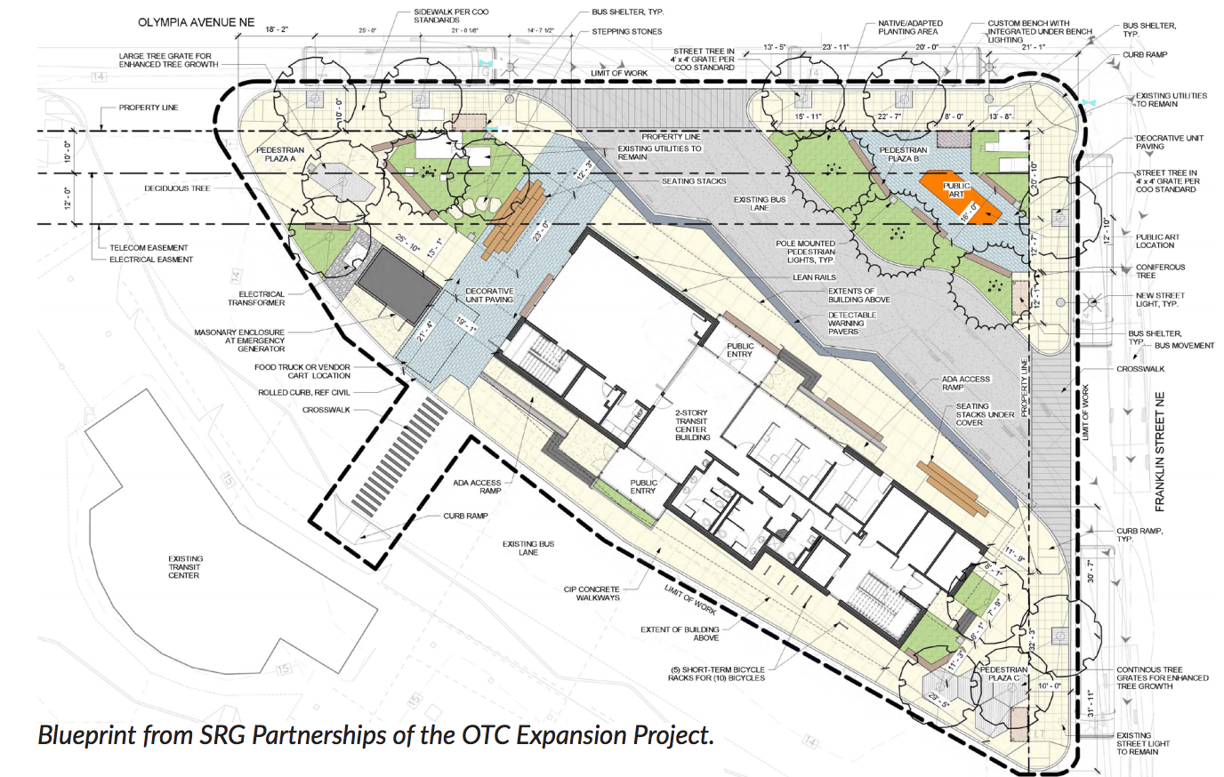 Conceptual plan of the expansion. (Intercity Transit)