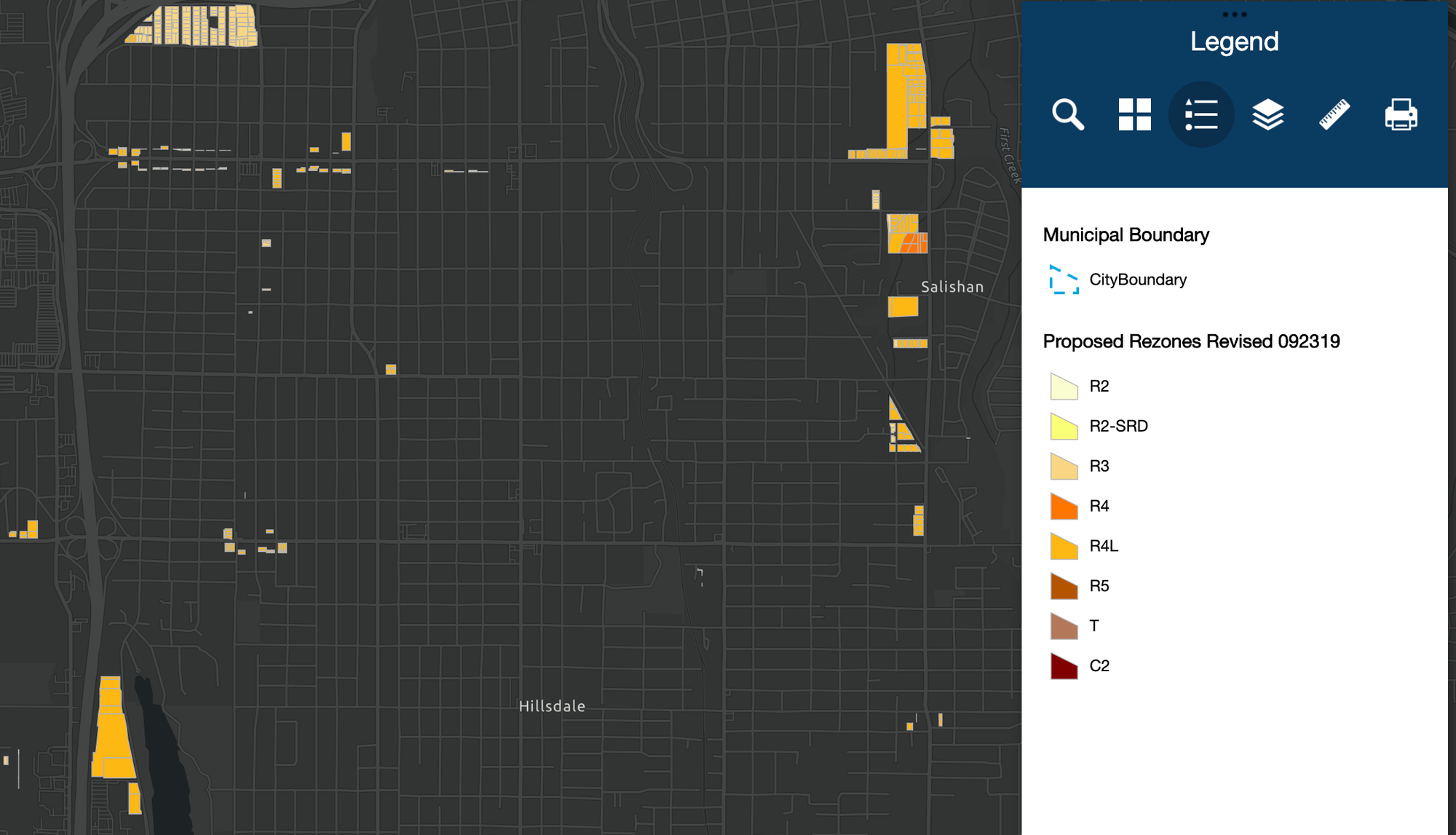 Zoning changes in Hillsdale and Salishan. (City of Tacoma)