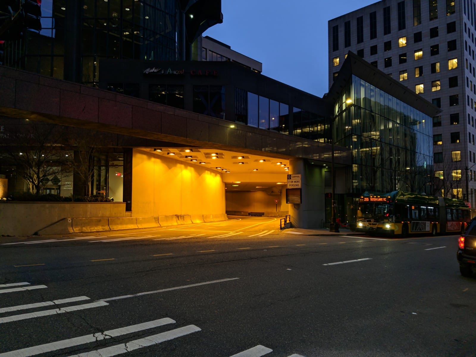 Bye bye, I-5 on-ramp through the Seattle Municipal Tower--what a metaphor that is. (Photo by author)