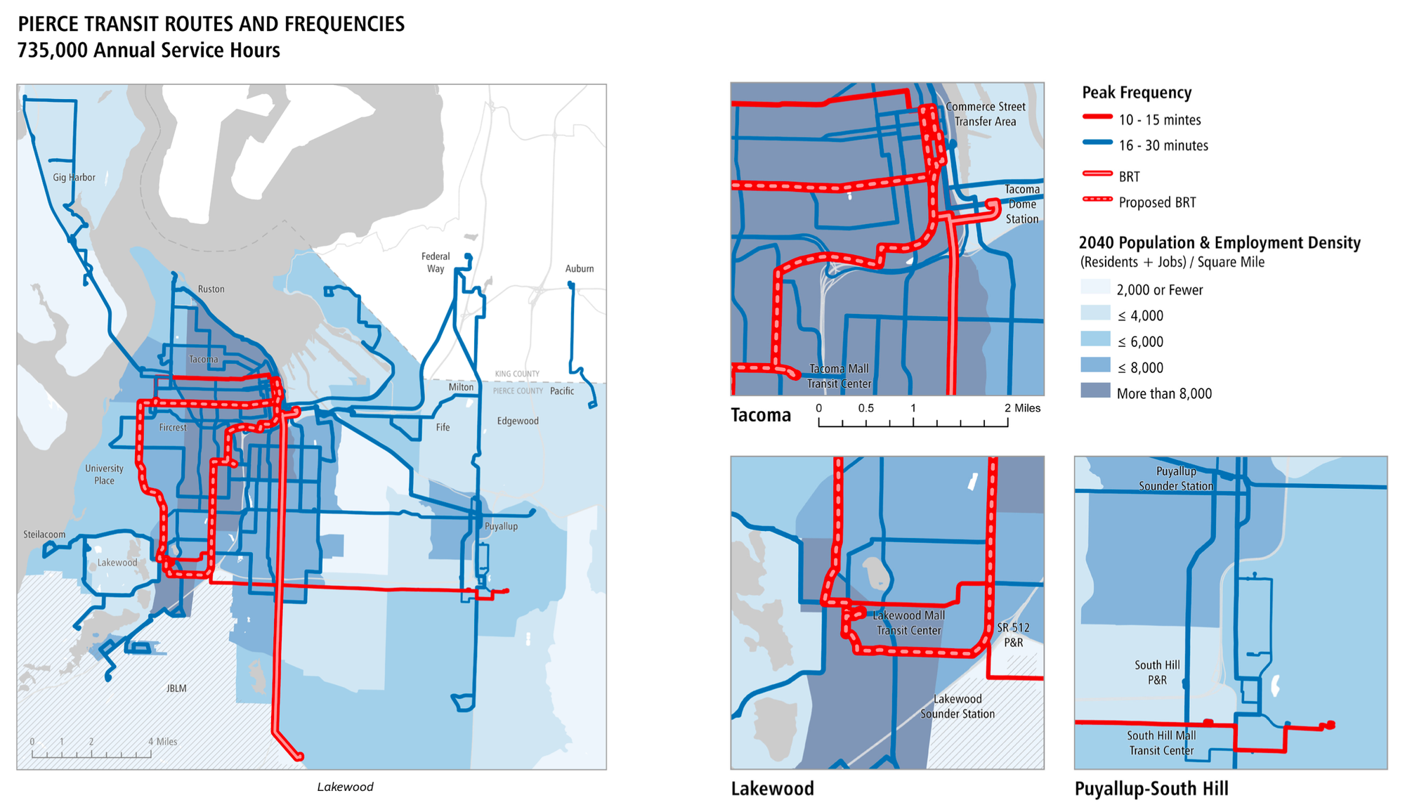 Frequency of the Pierce Transit network would grow with better east-wet connections. (Pierce Transit)