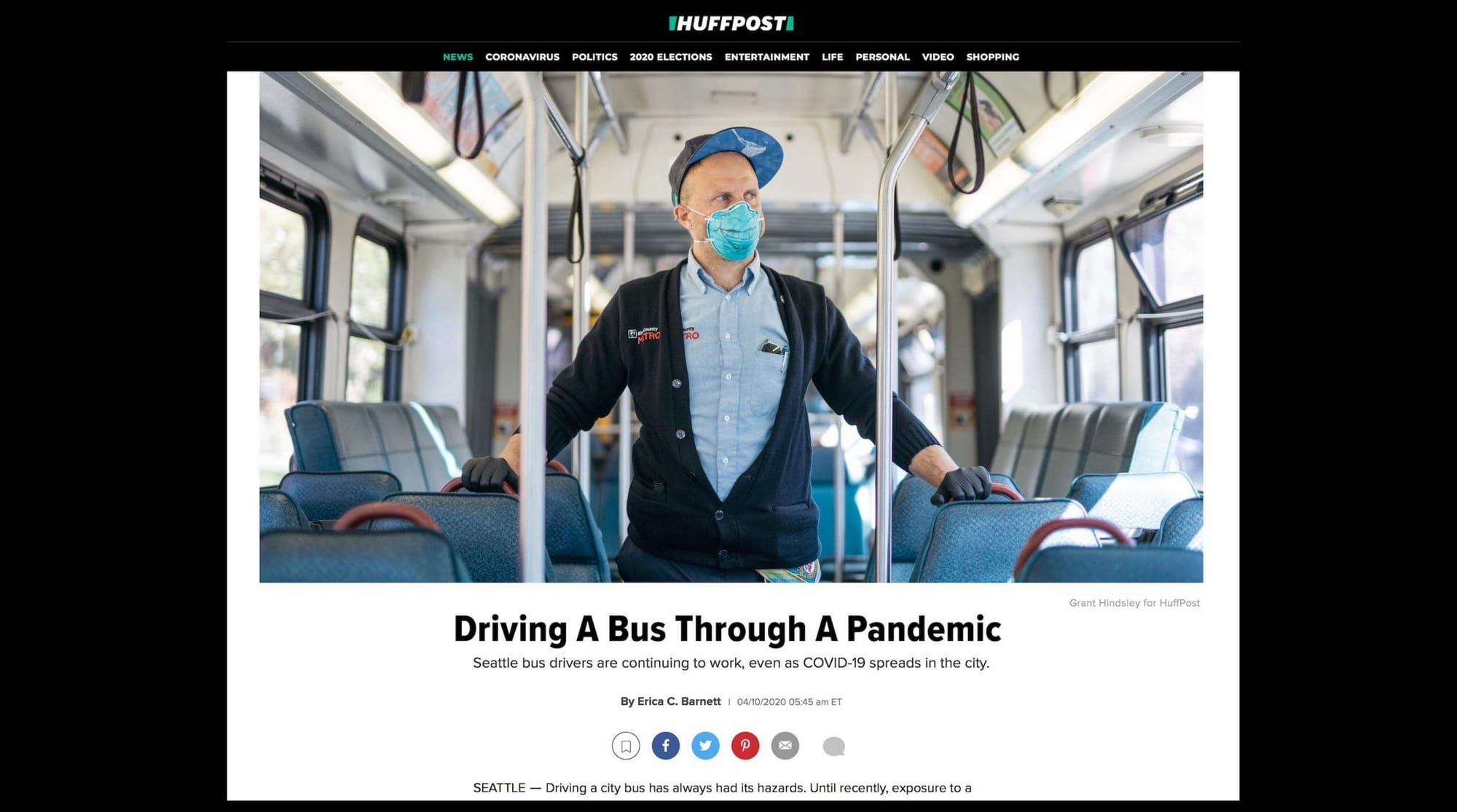 Nathan and Colleagues on Pandemics: via the Huffington Post