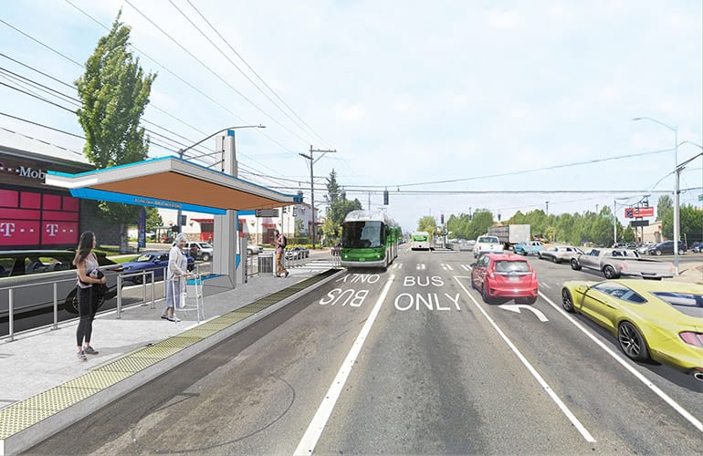 Pierce Transit Seeks Feedback on New Pacific Bus Rapid Transit Designs