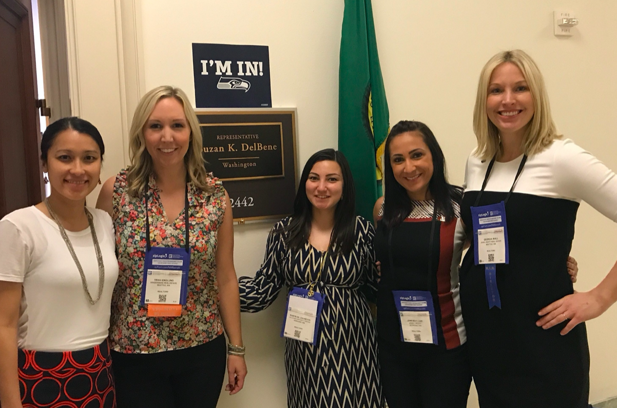 Th Seattle-King County Realtors visit Washington, D.C. to lobby in favor of maintaining the MID. (Credit: Seattle-King County Realtors)