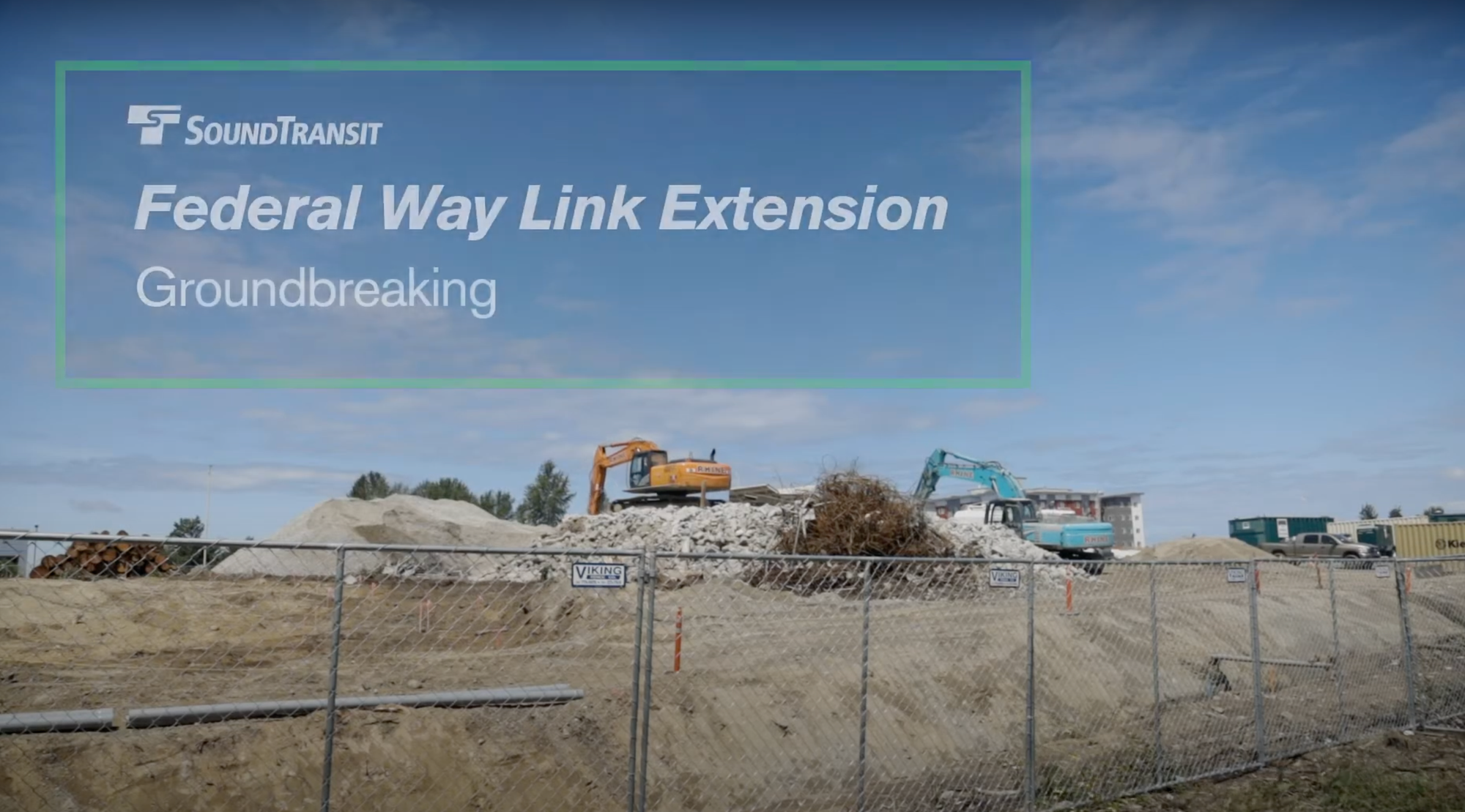                      Sound Transit Officially Breaks Ground On Federal Way Link
                     