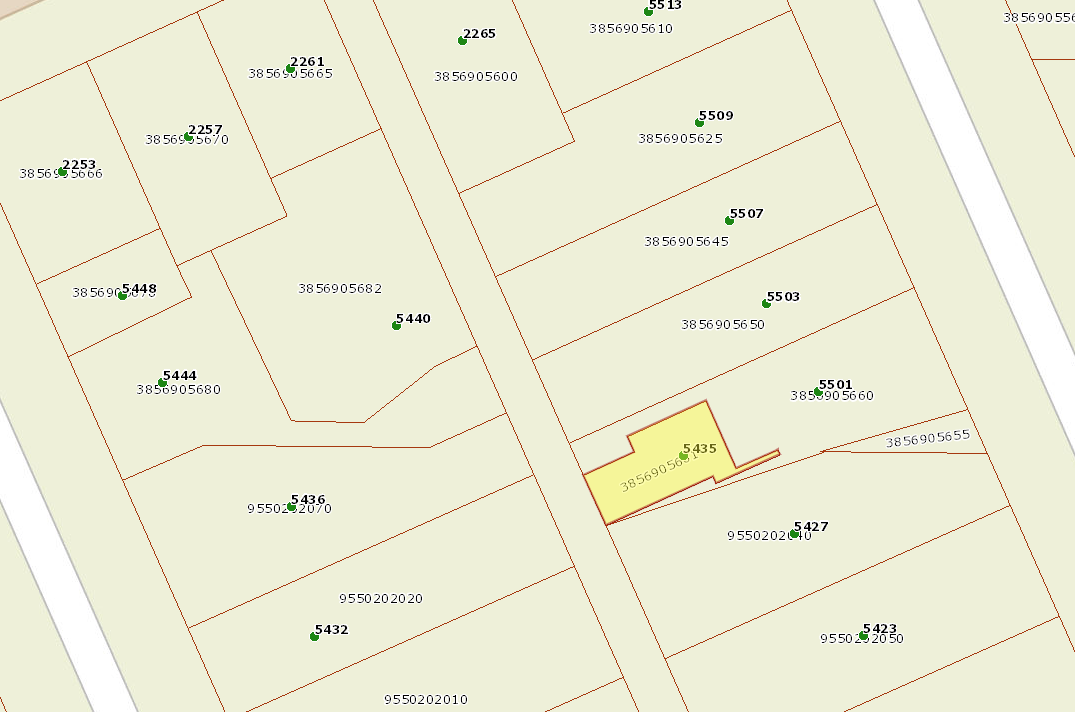 Tangletown lots tend to be weird but this one takes the came with a strange little antenna shape protruding from a small lot.