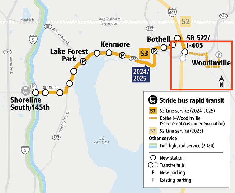                      Cut from 522 BRT Plans, Woodinville Will Get a New Express Bus Instead
                     