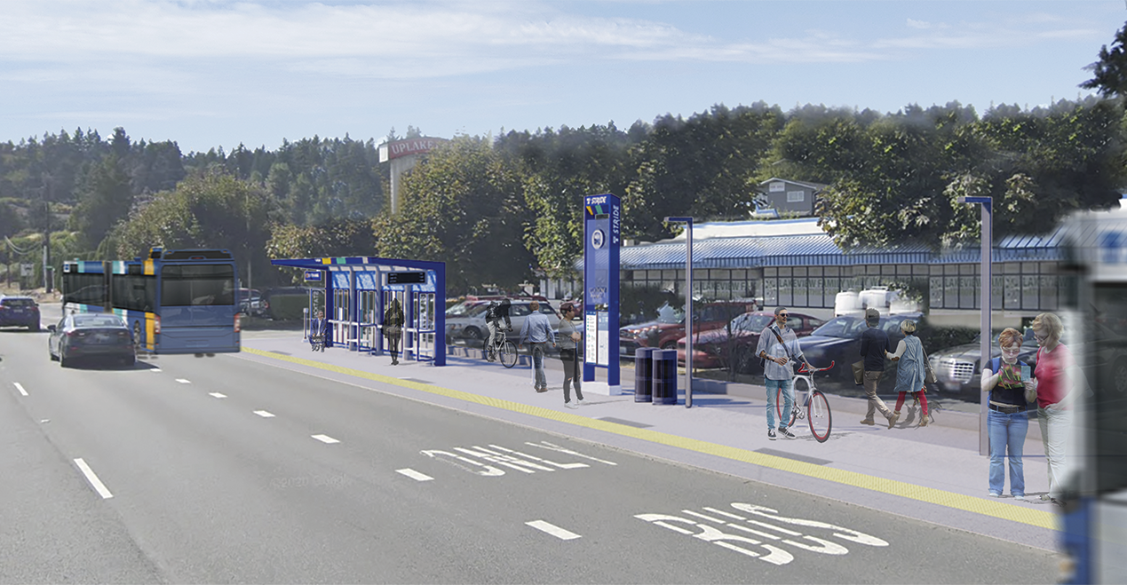 Advocates Press for Station Access Upgrades for SR-522 Bus Rapid Transit