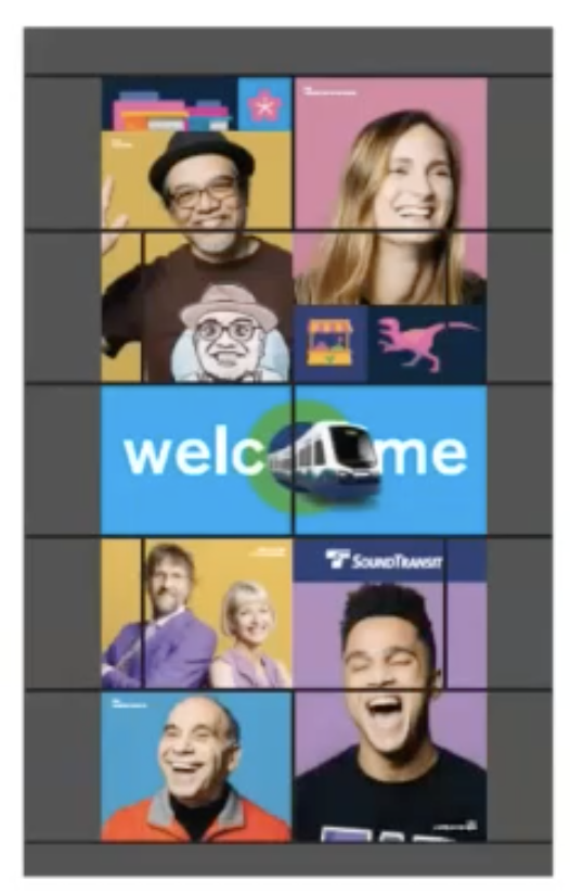 Digital mockup for the Northgate Link extension opening. (Credit: Sound Transit)