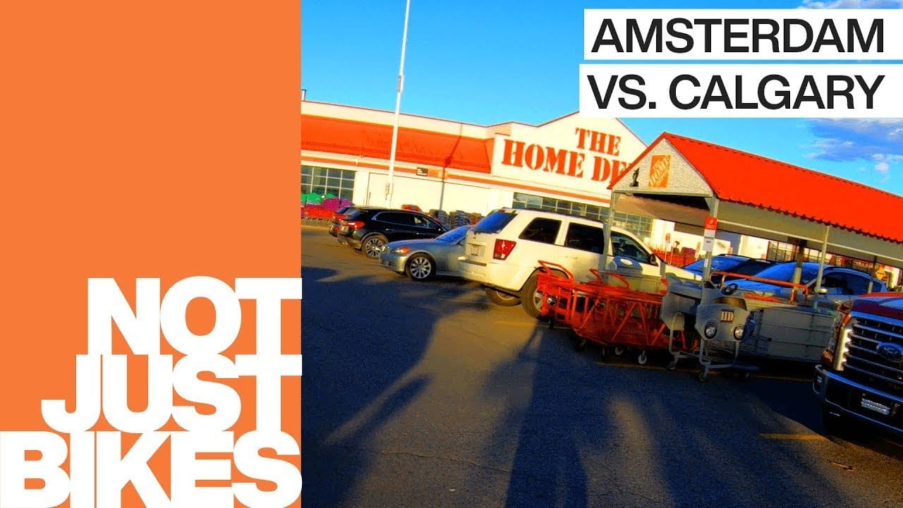 Sunday Video: Safe Cycling Showdown – Good v. Bad City Design (Plus 1, Minus 2)