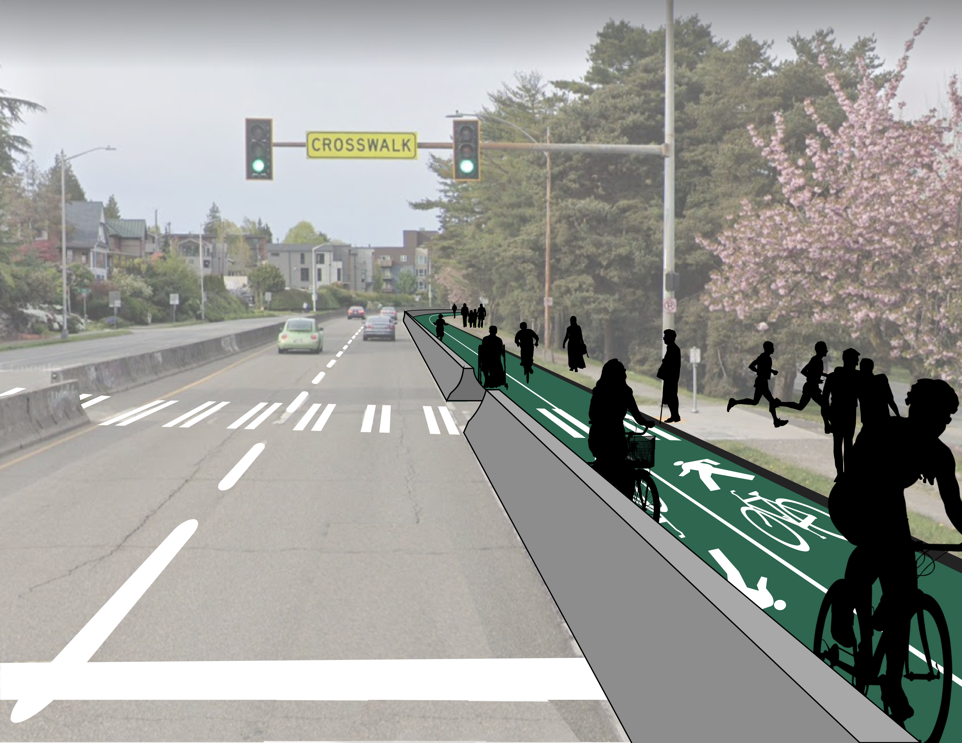 SDOT Studying Options to Finish Green Lake Bike Loop in New Survey