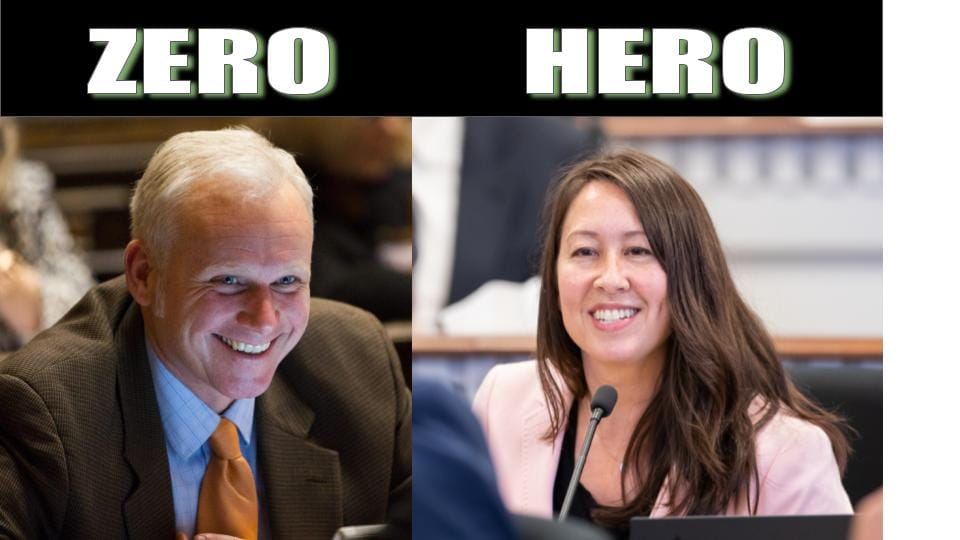                      Heroes and Zeroes of the 2022 Washington State Legislature
                     