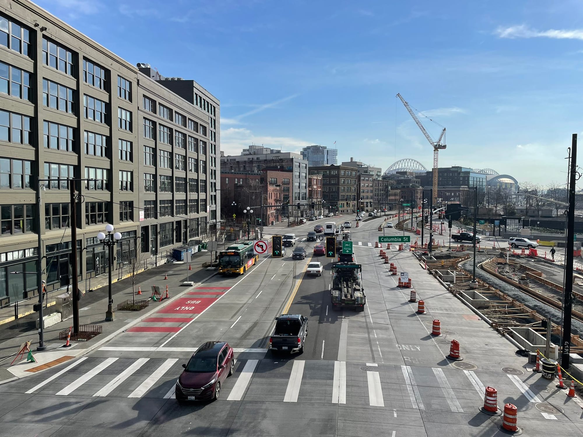                      Surface Highway Undermines Seattle’s Waterfront Park
                     