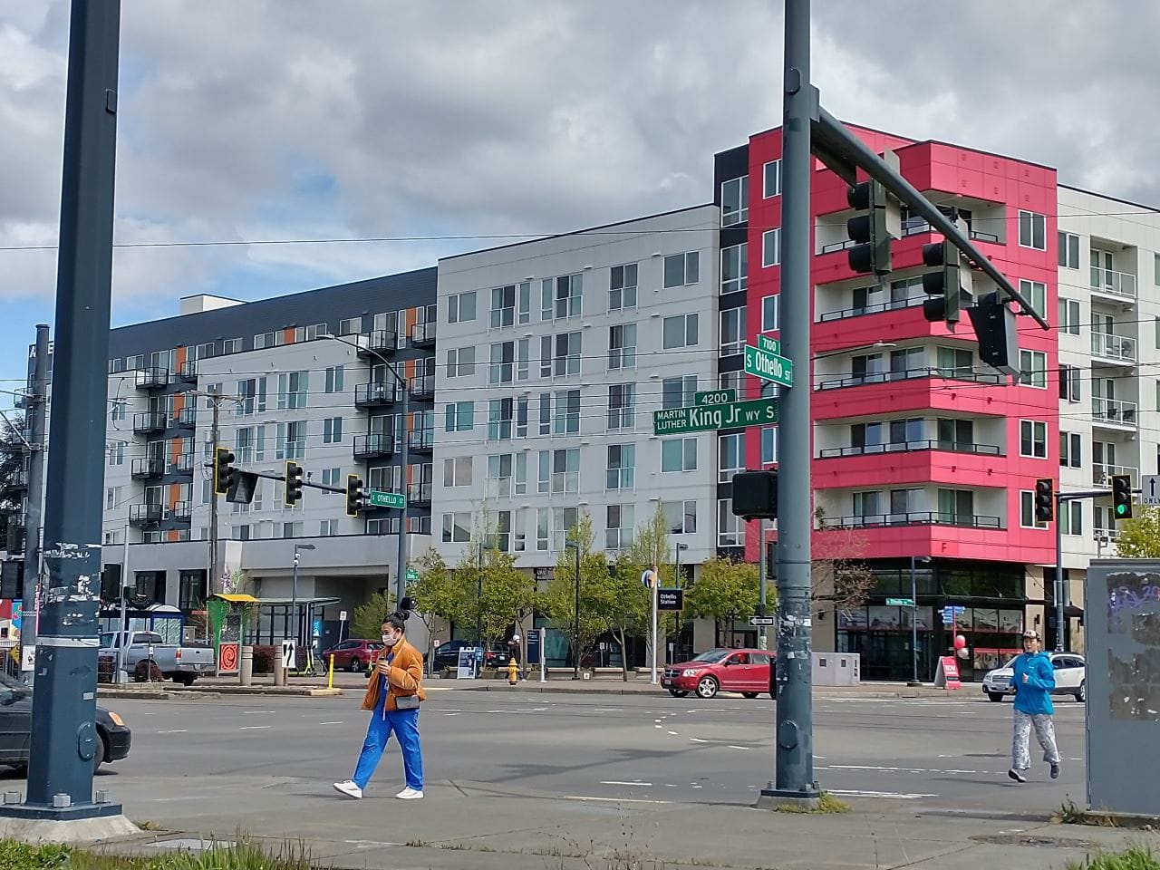 
                     The intersection of Dr. Martin Luther King Jr. Way and Othello Street.
                     