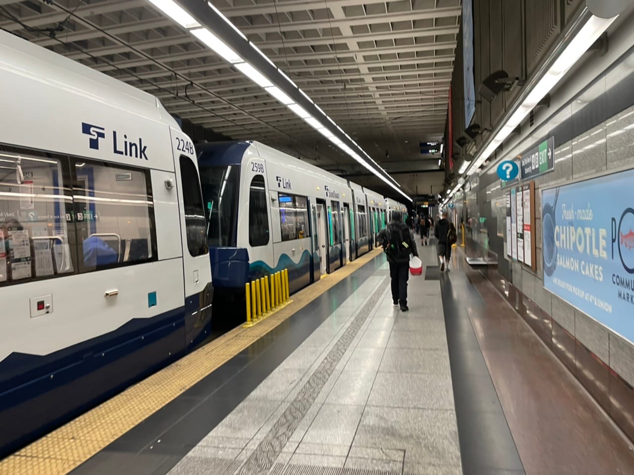 Transpo Notes: Leaky U District Station Ceiling Fix, Tacoma Narrows Bridge Proposed Toll Reductions