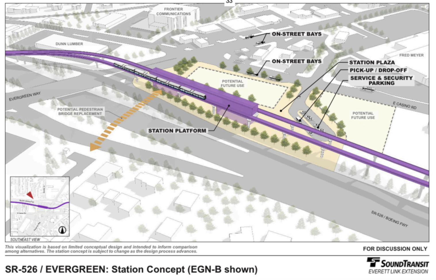 Sound Transit Board Okays Displacement Heavy Everett Link Alternatives