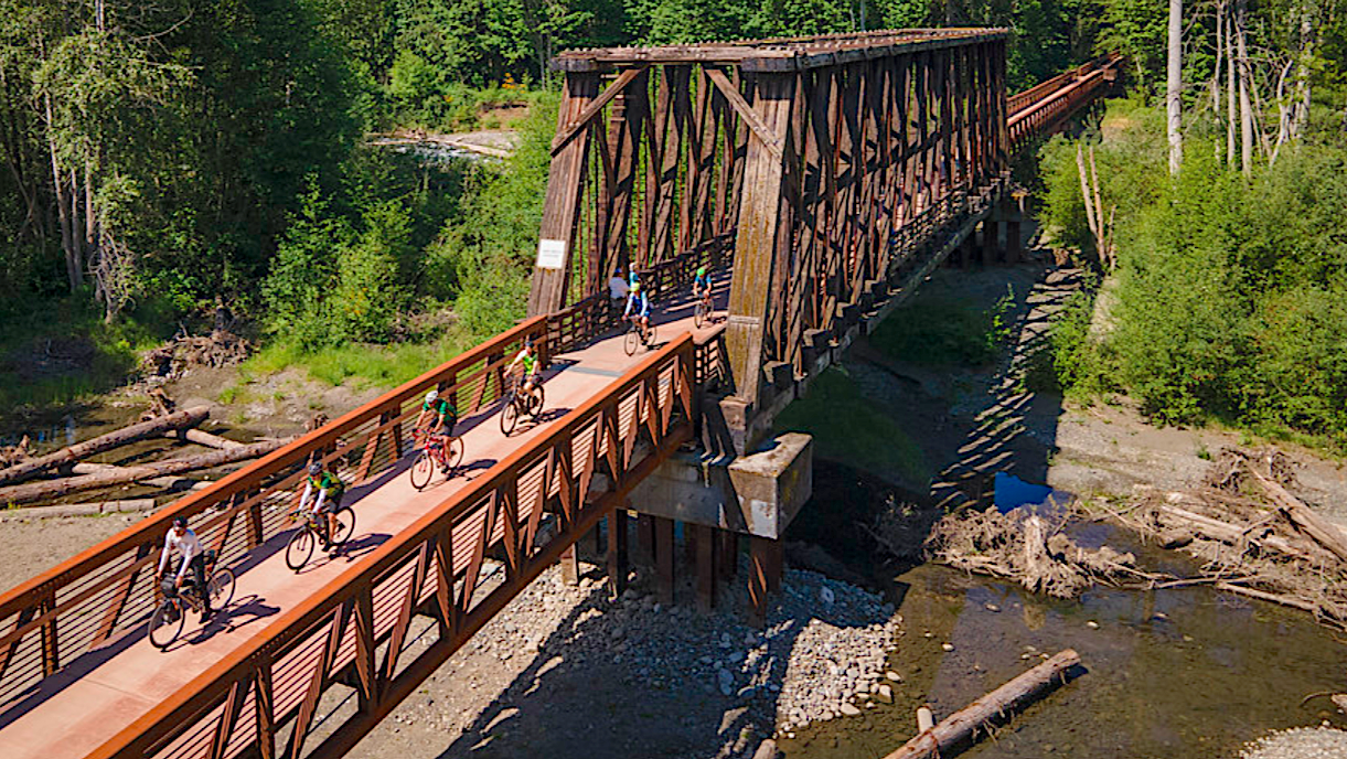                      Inslee Rides Olympic Bike Trail, Celebrates Expansion Plans
                     