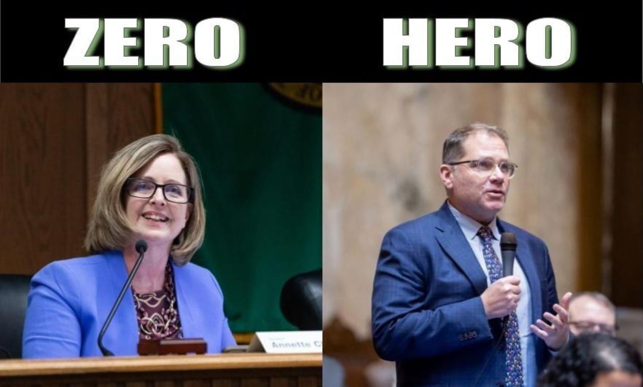                      Heroes and Zeroes of the 2024 Washington State Legislature
                     