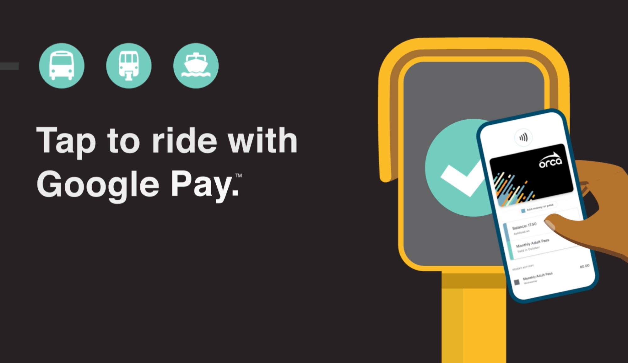 Google Wallet Now Supports Digital ORCA Card Passes in Puget Sound
