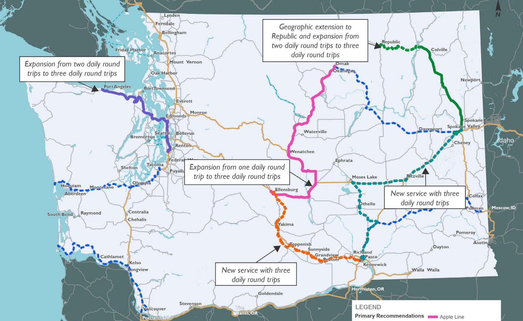                      WSDOT Report Proposes Expansion Path for Washington’s Intercity Bus Network
                     