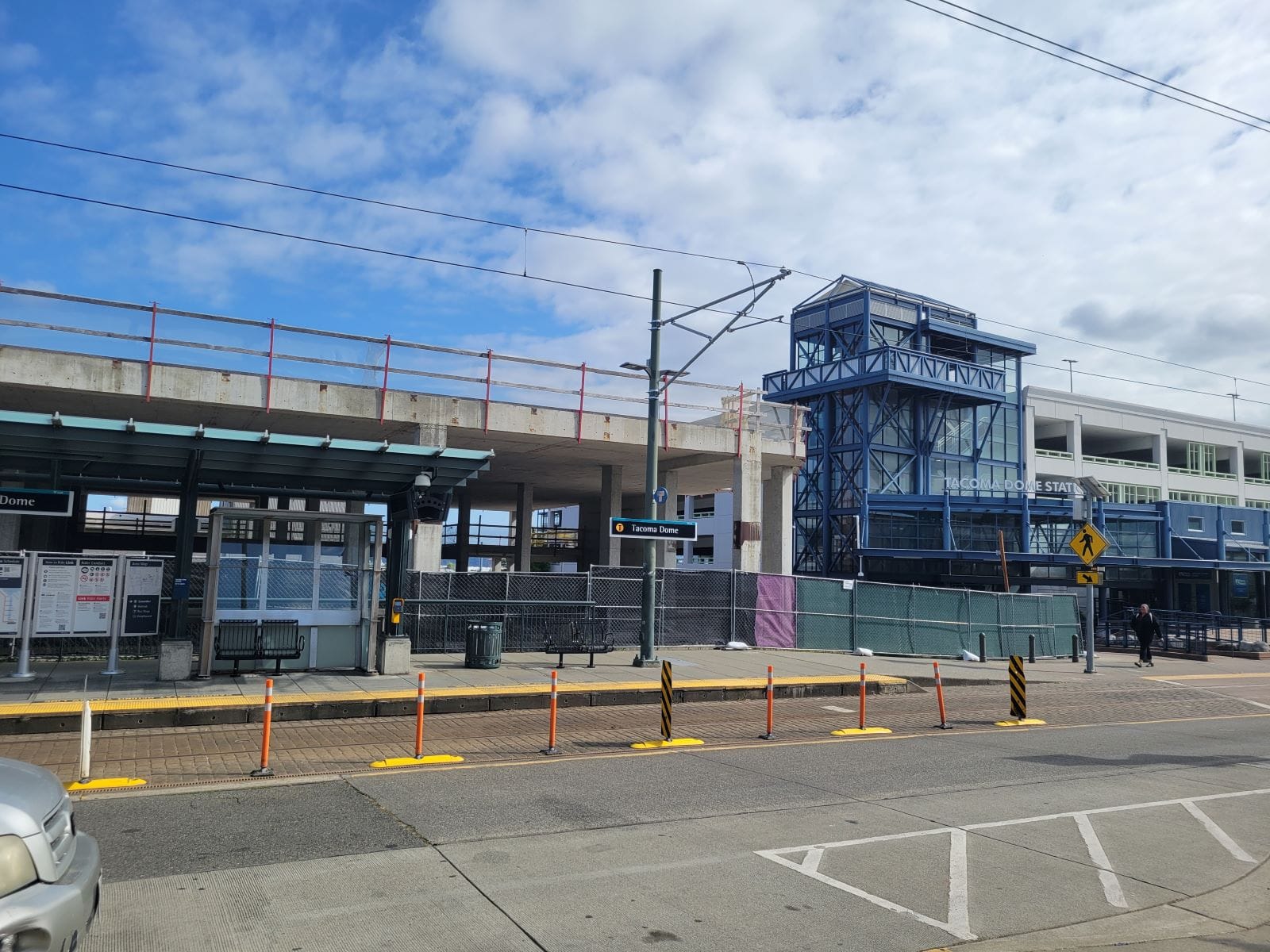 A dormant development site next to the Tacoma Dome transit center.