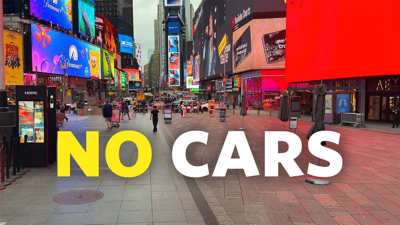 Sunday Video: How New York Is Kicking Cars Off Broadway