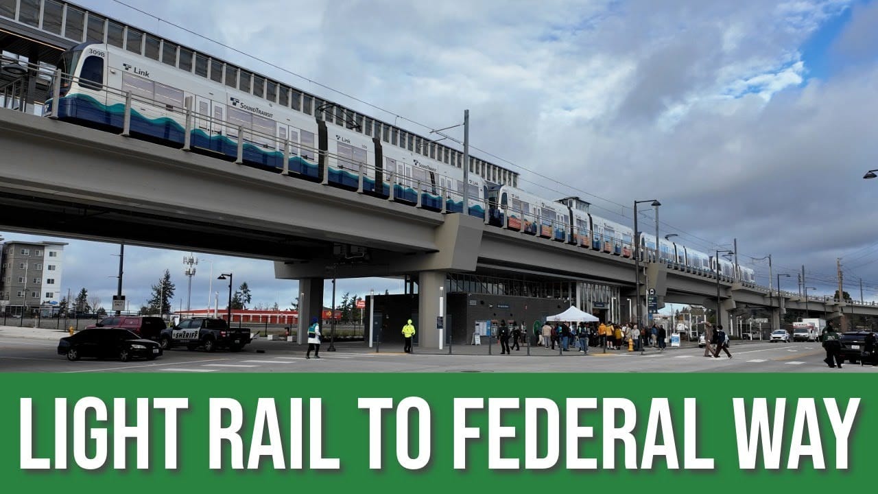 Sunday Video: Opening Day of the Federal Way Light Rail Extension