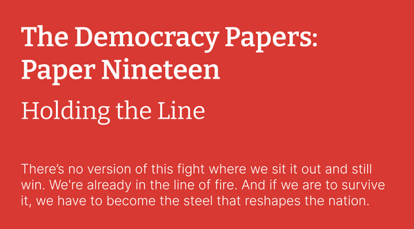 The Democracy Papers Nineteen
