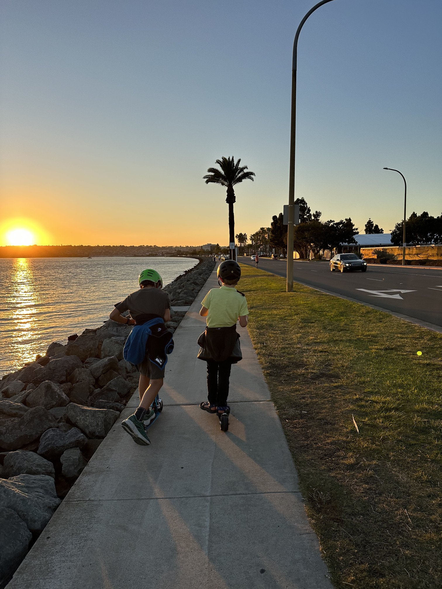 Scooters on Harbor Island