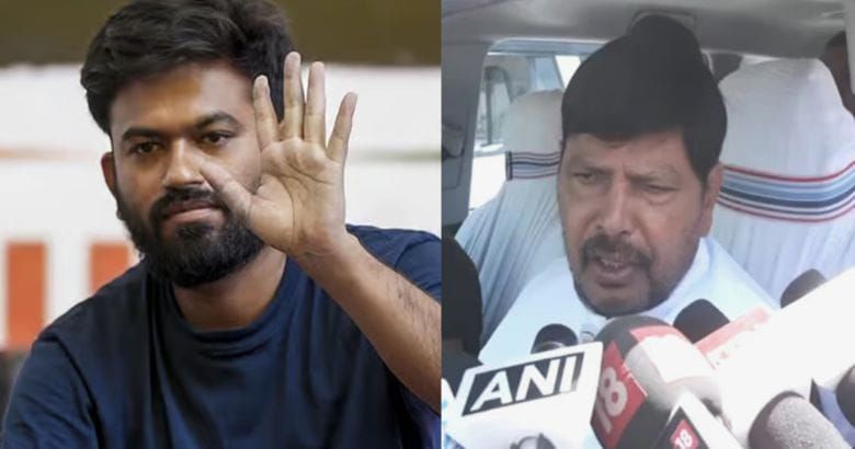 ‘അംബേദ്കറുടെ സ്വപ്നങ്ങൾ സാക്ഷാത്കരിക്കാൻ ഒരുമിക്കാം’;അഭിജീത് ദിപ്കെയെ എൻഡിഎയിലേക്ക് ക്ഷണിച്ച് രാംദാസ് അത്തേവാലെ