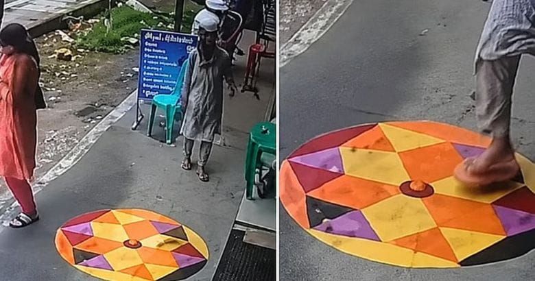 ‘മനപ്പൂർവമല്ല, അബദ്ധത്തിൽ സംഭവിച്ചത്’; അത്തപ്പൂക്കളം തകർത്ത സംഭവത്തിൽ പെൺകുട്ടിയുടെ വിശദീകരണം