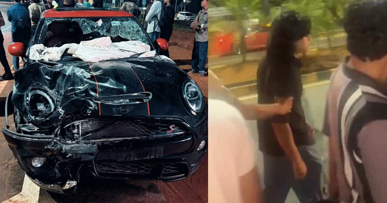 നെടുമ്പാശ്ശേരിയിൽ മിനി കൂപ്പർ ഇടിച്ച് മൂന്ന് പേർക്ക് ദാരുണാന്ത്യം; ഡ്രൈവർ പിടിയിൽ
