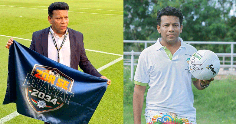 ഇന്ത്യൻ ഫുട്‌ബോളിന്റെ ആഗോള സ്വപ്നങ്ങൾക്ക് ചിറകേകി ഡോ. മുഹമ്മദ് ഖാൻ; 'Zor Se Bharat 2034' പദ്ധതിക്ക് തുടക്കം